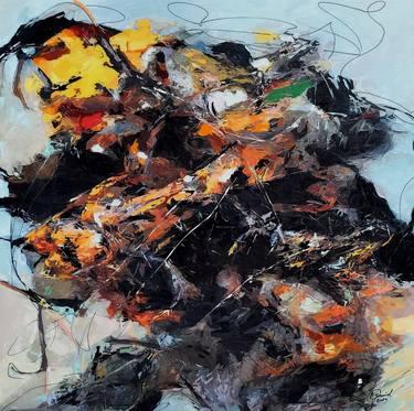 Original Abstract Paintings by Daniel Bulimar Henciu