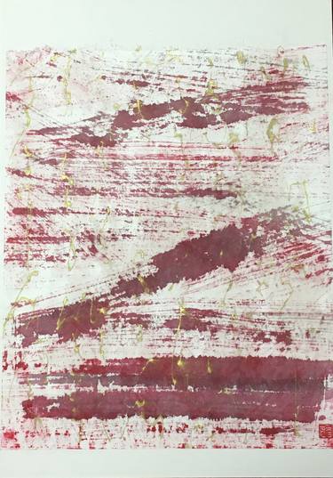 Print of Abstract Expressionism Abstract Drawings by Kae Seak