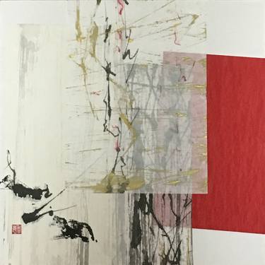 Print of Abstract Expressionism Abstract Collage by Kae Seak