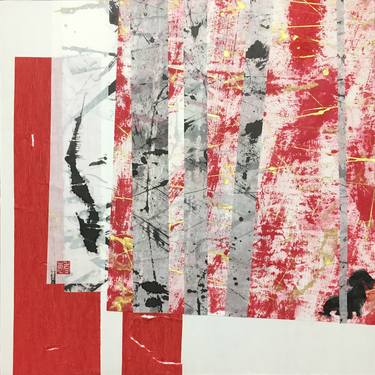 Print of Abstract Collage by Kae Seak