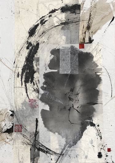Original Abstract Expressionism Abstract Drawings by Kae Seak