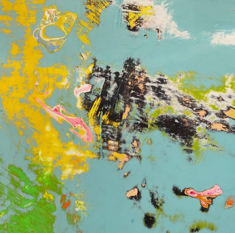 Original Abstract Expressionism Abstract Painting by Neil Lorenzo