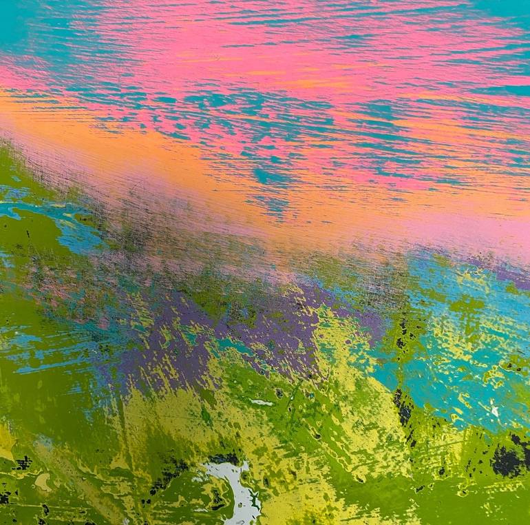 Original Abstract Expressionism Abstract Painting by Neil Lorenzo