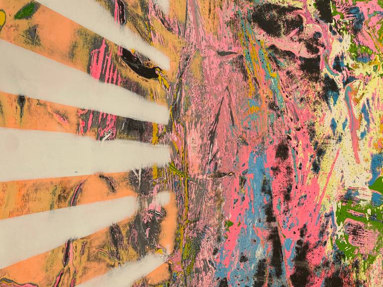Original Abstract Expressionism Abstract Painting by Neil Lorenzo