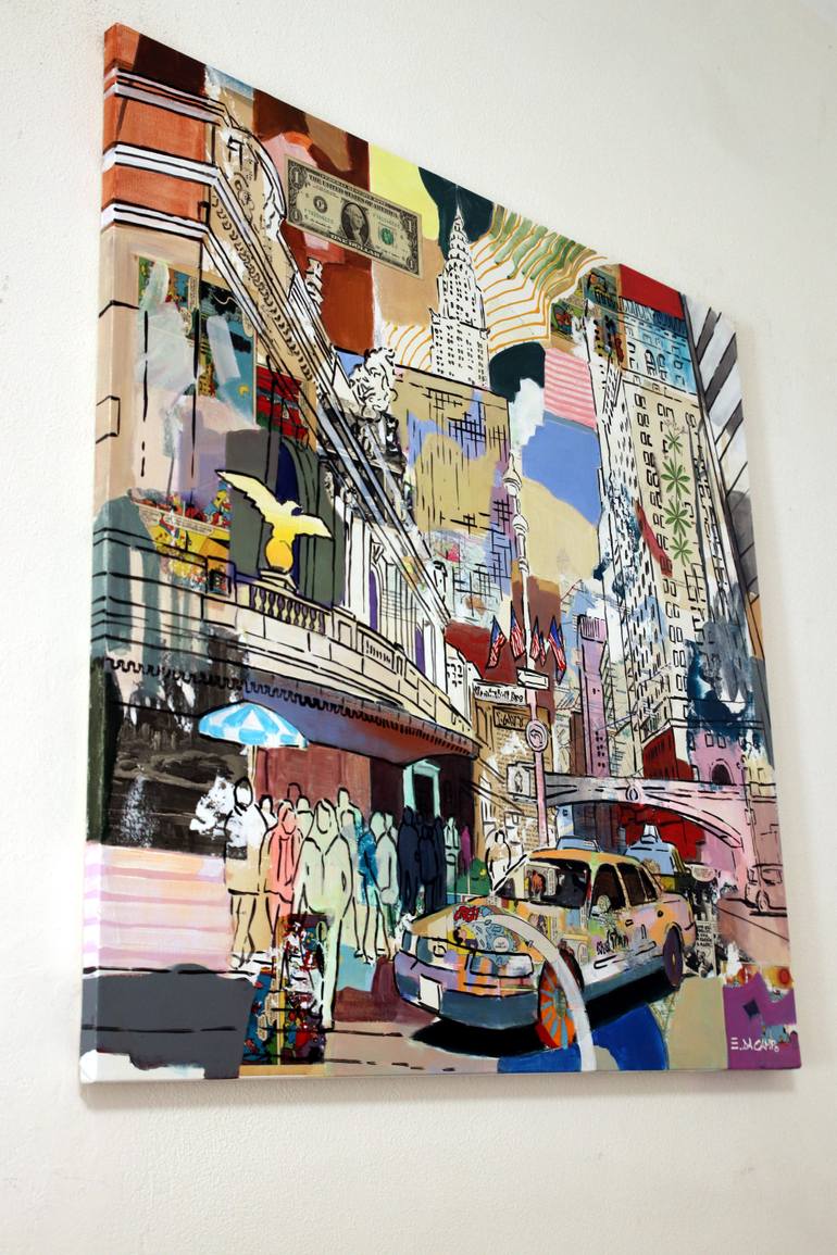 Original Figurative Cities Painting by Enrico Da Campo