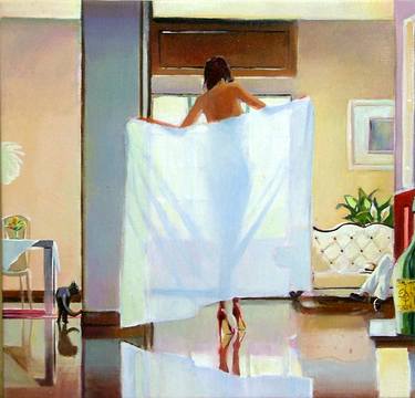 Original Figurative Erotic Paintings by Enrico Da Campo