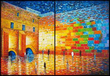 Original Impressionism Architecture Paintings by Georgeta Blanaru