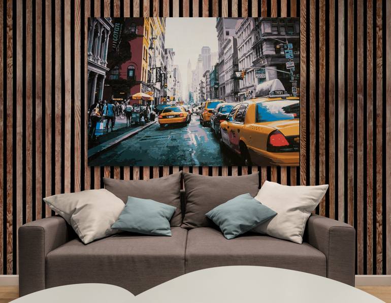 Original Photorealism Architecture Painting by Marco Barberio