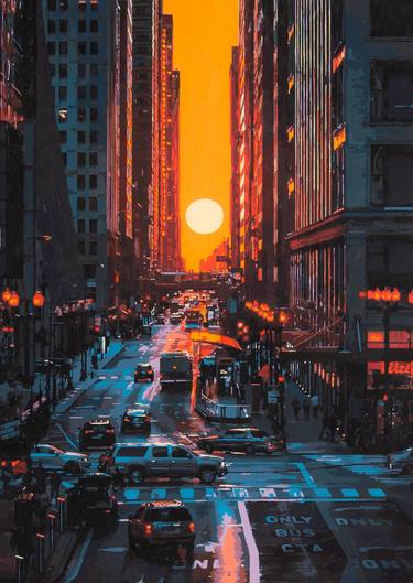 Original Photorealism Architecture Paintings by Marco Barberio