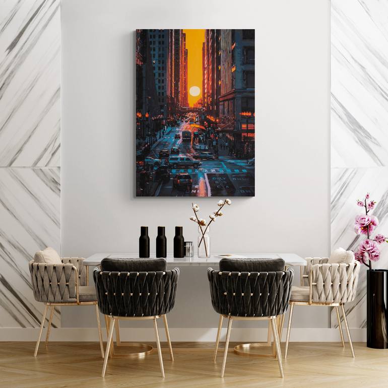 Original Architecture Painting by Marco Barberio