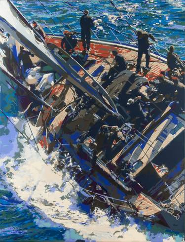 Print of Boat Paintings by Marco Barberio