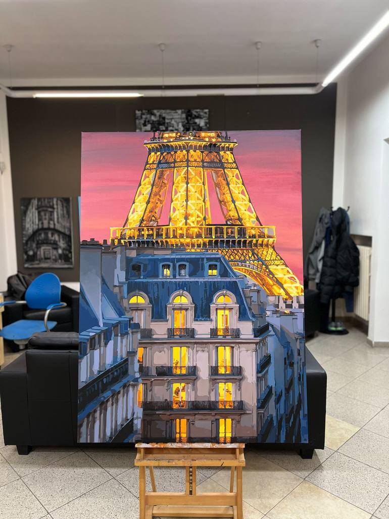 Original Realism Architecture Painting by Marco Barberio