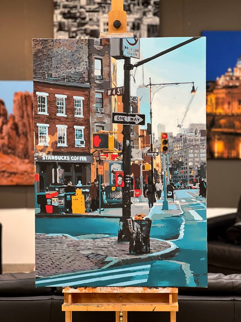 Original Realism Cities Painting by Marco Barberio
