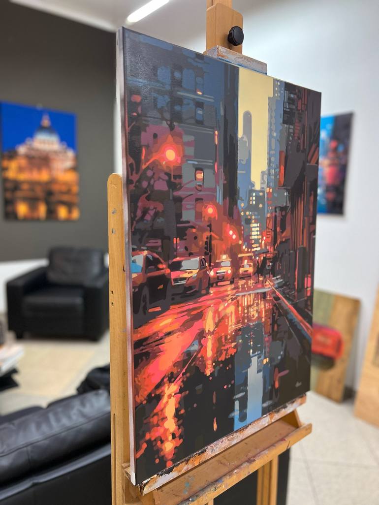 Original Realism Cities Painting by Marco Barberio