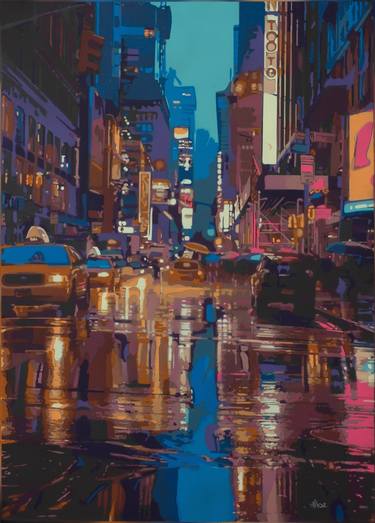 Original Cities Paintings by Marco Barberio