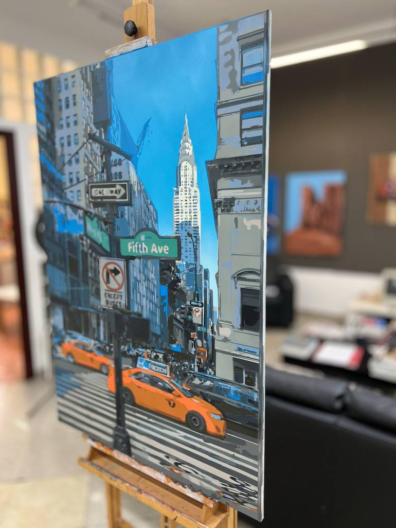 Original Photorealism Cities Painting by Marco Barberio