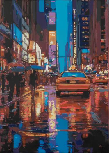 Original Realism Cities Painting by Marco Barberio