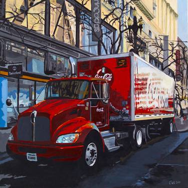 Print of Transportation Paintings by Marco Barberio