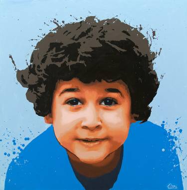 Print of Portraiture Kids Paintings by Marco Barberio
