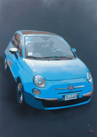 Print of Pop Art Automobile Paintings by Marco Barberio
