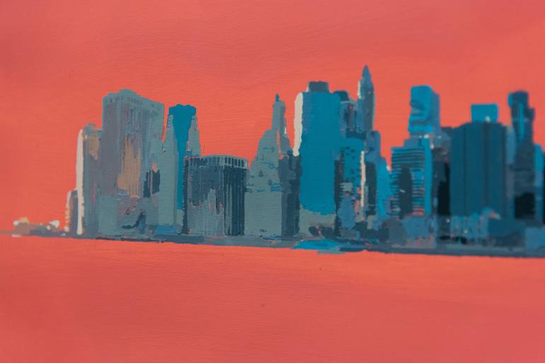 Original Pop Art Cities Painting by Marco Barberio