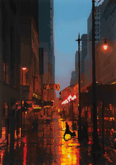 Print of Realism Cities Paintings by Marco Barberio