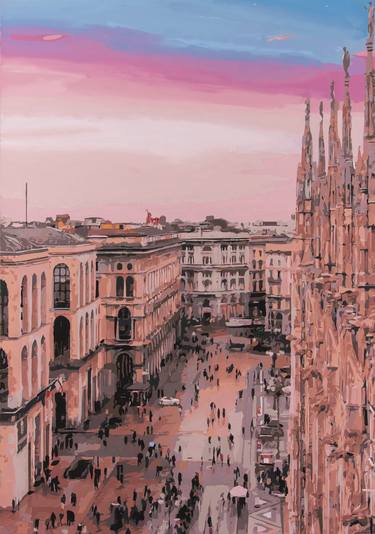 Print of Architecture Paintings by Marco Barberio