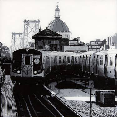 Print of Train Paintings by Marco Barberio