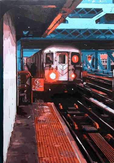 Print of Realism Train Paintings by Marco Barberio