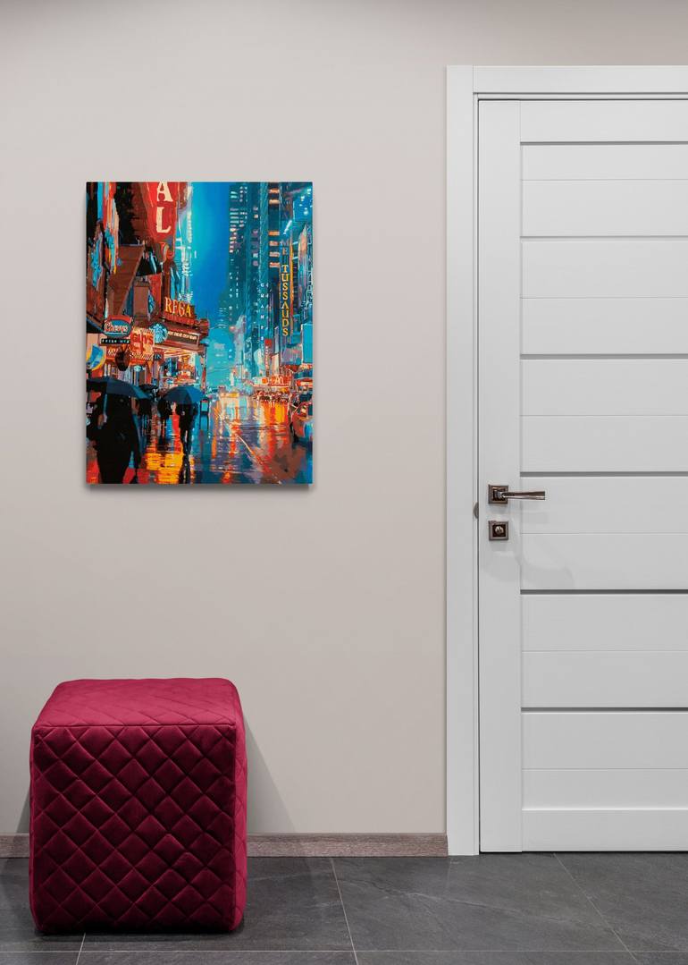 Original Photorealism Cities Painting by Marco Barberio