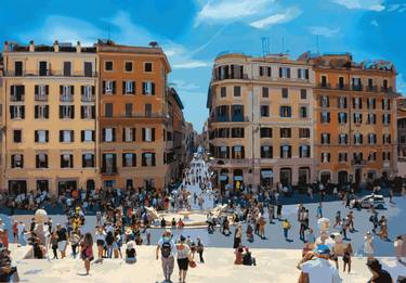 Print of Realism Cities Paintings by Marco Barberio