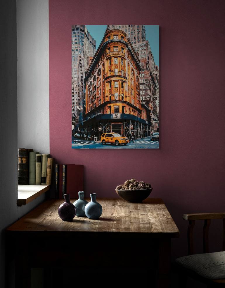 Original Realism Architecture Painting by Marco Barberio