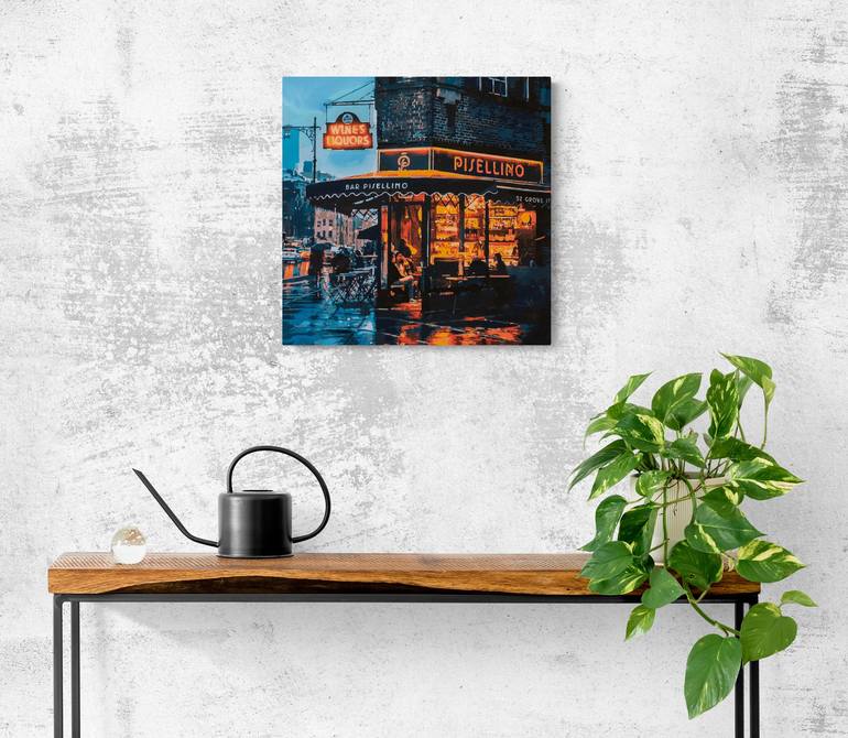 Original Fine Art Cities Painting by Marco Barberio