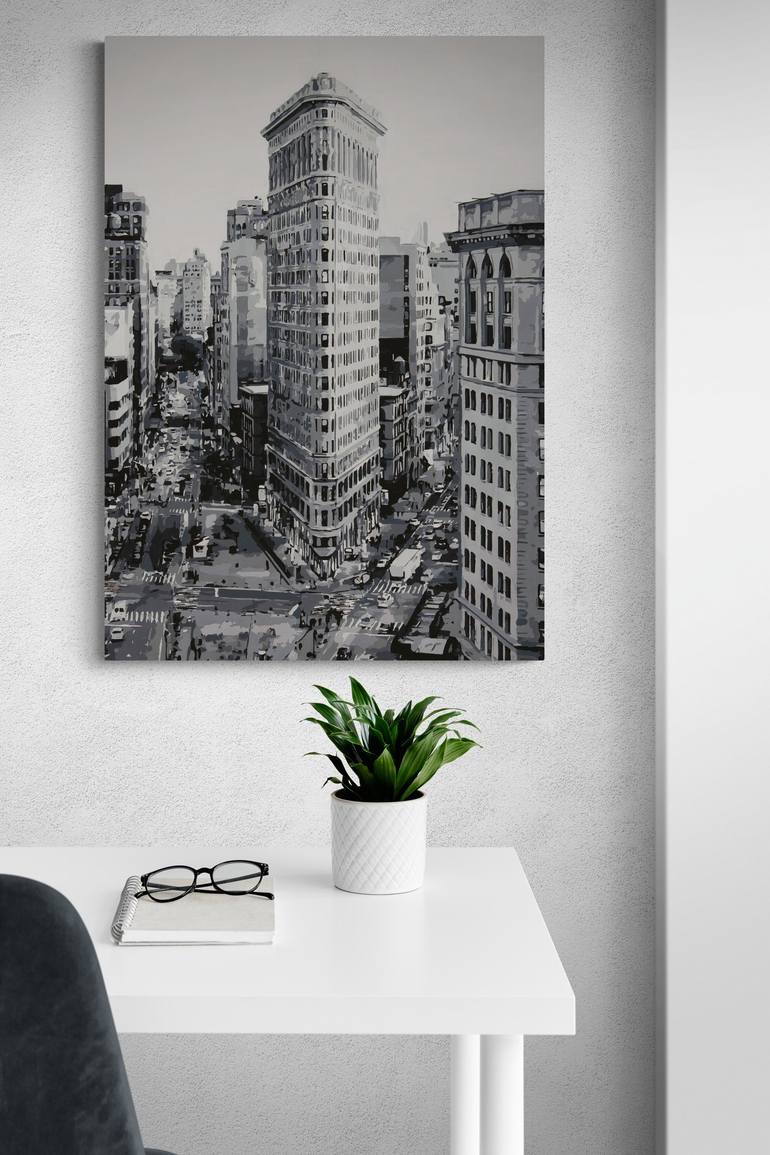 Original Photorealism Cities Painting by Marco Barberio