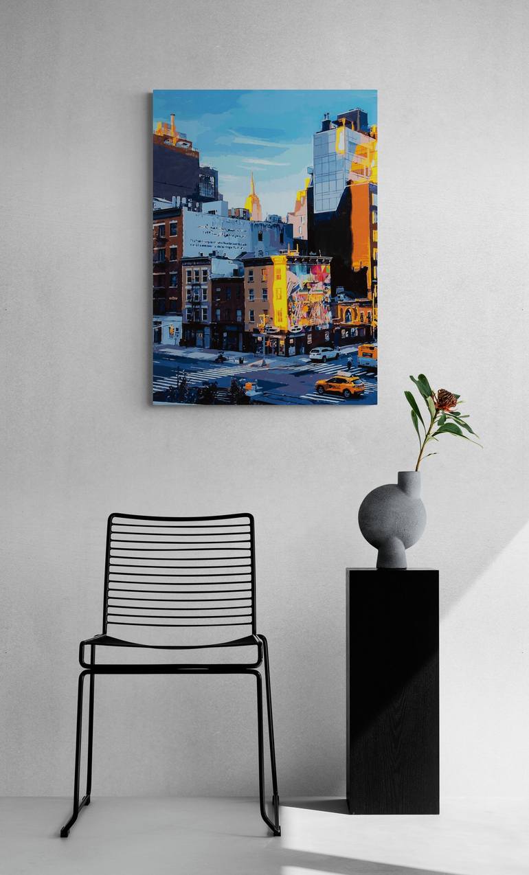 Original Cities Painting by Marco Barberio