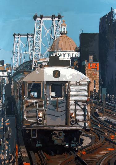 Print of Train Paintings by Marco Barberio