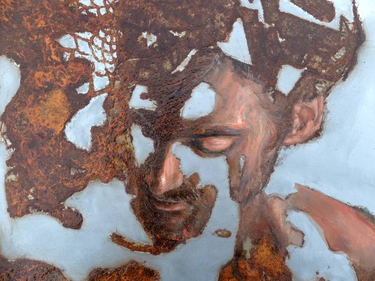 Original Abstract Body Painting by Sabatino Cersosimo