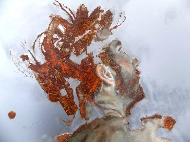 Original Abstract Body Painting by Sabatino Cersosimo