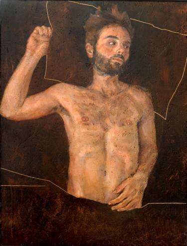 Original Realism Men Paintings by Sabatino Cersosimo
