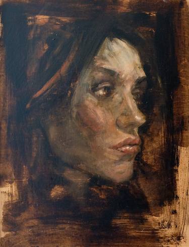 Original Expressionism Women Paintings by Sabatino Cersosimo