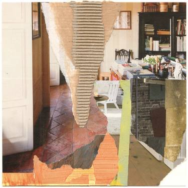 Original Dada Interiors Collage by Stefan Kraft
