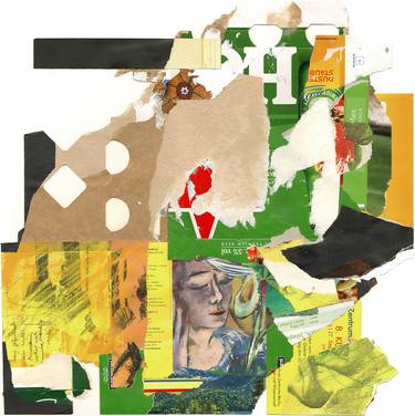 Original Figurative People Collage by Stefan Kraft