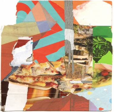 Original Dada Abstract Collage by Stefan Kraft