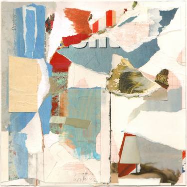 Original Abstract Collage by Stefan Kraft