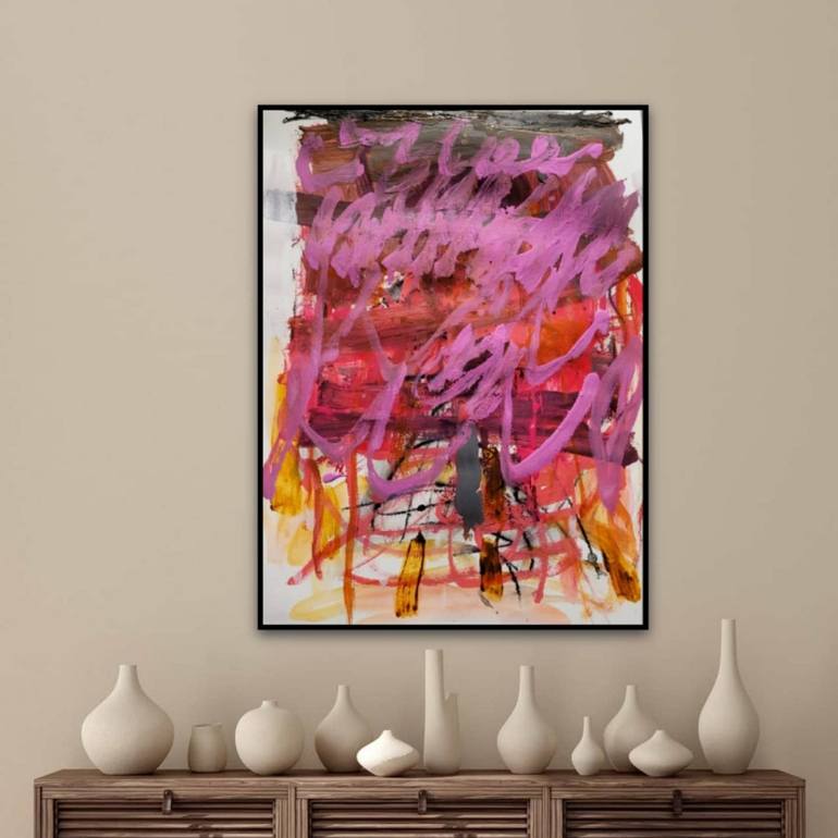 Original Abstract Painting by Aisha Khan