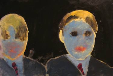 Original Expressionism Children Paintings by Sam Kerwin