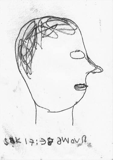 Original Figurative Abstract Drawings by Sam Kerwin