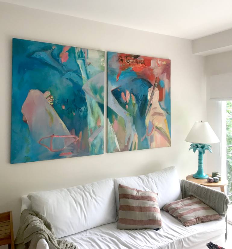 Original Expressionism Abstract Painting by Isabel Peña