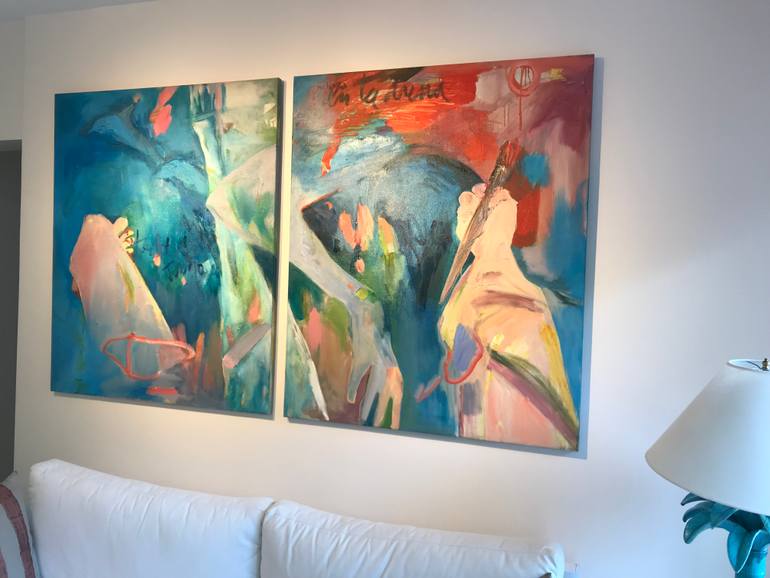 Original Expressionism Abstract Painting by Isabel Peña