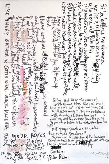 Original Abstract Drawings by Isabel Peña